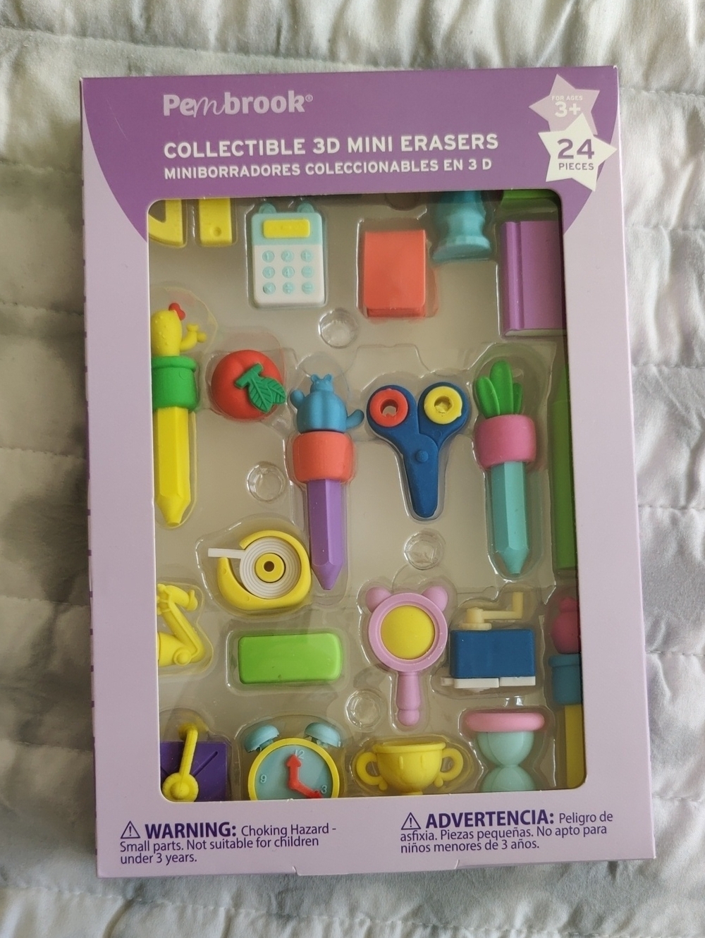 New!Collectible 3D Mini Erasers Y2K Developmental Fine Motor Vintage Inspired